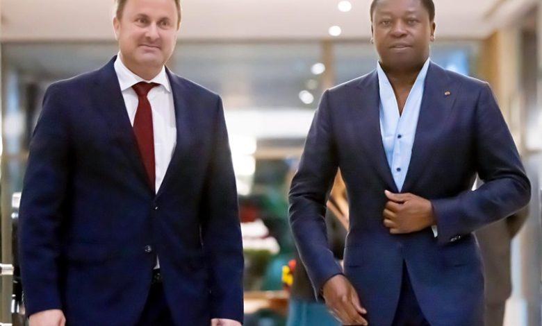 Faure Gnassingbé a reçu vendredi à Lomé Xavier Bettel, vice-premier ministre et ministre de la coopération du Luxembourg