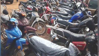 L’Office togolais des recettes (OTR) procède à une nouvelle vente aux enchères de motos le 27 mai prochain