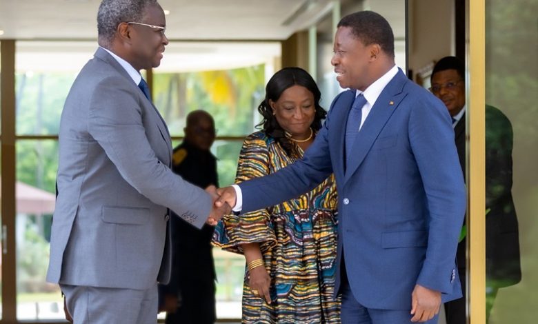 Faure Gnassingbé a échangé lundi à Lomé avec le président de la Commission de l’Union économique et monétaire ouest africaine (UEMOA)