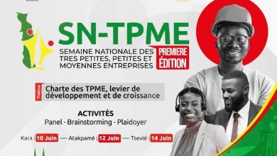 Le Groupement Togolais des Petites et Moyennes Entreprises (GTPME/PMI) et le Réseau Togolais pour la Promotion de l’Entrepreneuriat (RTPE) annoncent l’organisation de la 1ère édition de la Semaine nationale des TPME du 10 au 14 juin prochains