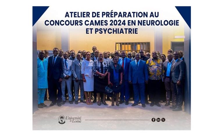 Un atelier de renforcement des capacités des candidats spécialisés en neurologie et en psychiatrie au concours d'agrégation du CAMES 2024 a démarré depuis le 17 juin dernier