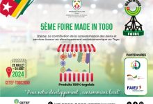 La 5è Foire Made in Togo a démarré ce vendredi au Centre togolais des expositions et foires de Lomé (CETEF) avec les expositions des produits. L’ouverture officielle est prévue lundi prochain