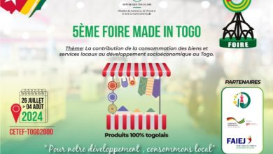 La 5è Foire Made in Togo a démarré ce vendredi au Centre togolais des expositions et foires de Lomé (CETEF) avec les expositions des produits. L’ouverture officielle est prévue lundi prochain