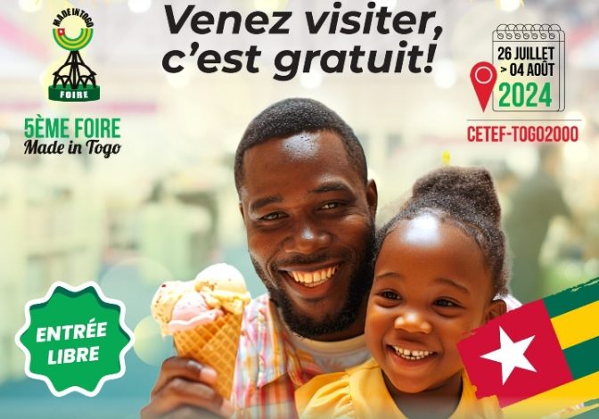 La 5è édition de la Foire Made in Togo se déroulera du 26 juillet au 04 août prochains autour du thème : « Contribution de la consommation des biens et services au service du développement ».